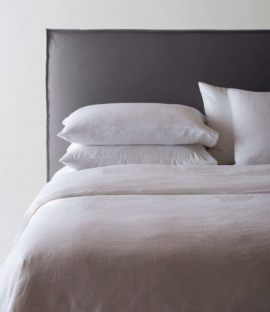 Respaldo de Cama Modelo Fuelle Lino con Algodón