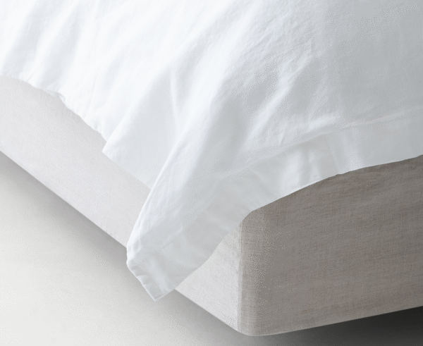 Faldón de cama elasticado Lino